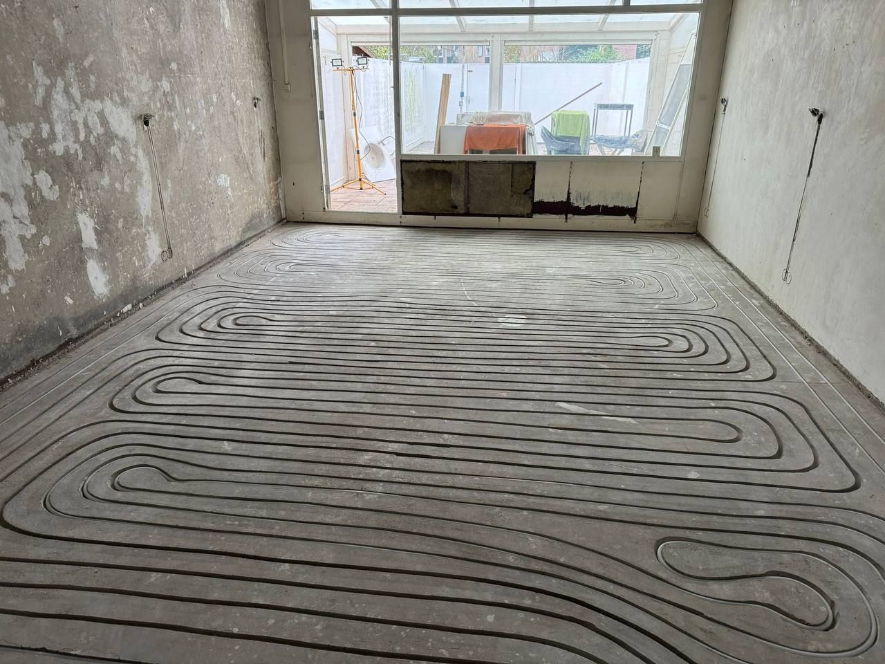 Vloerverwarming — Zaandam